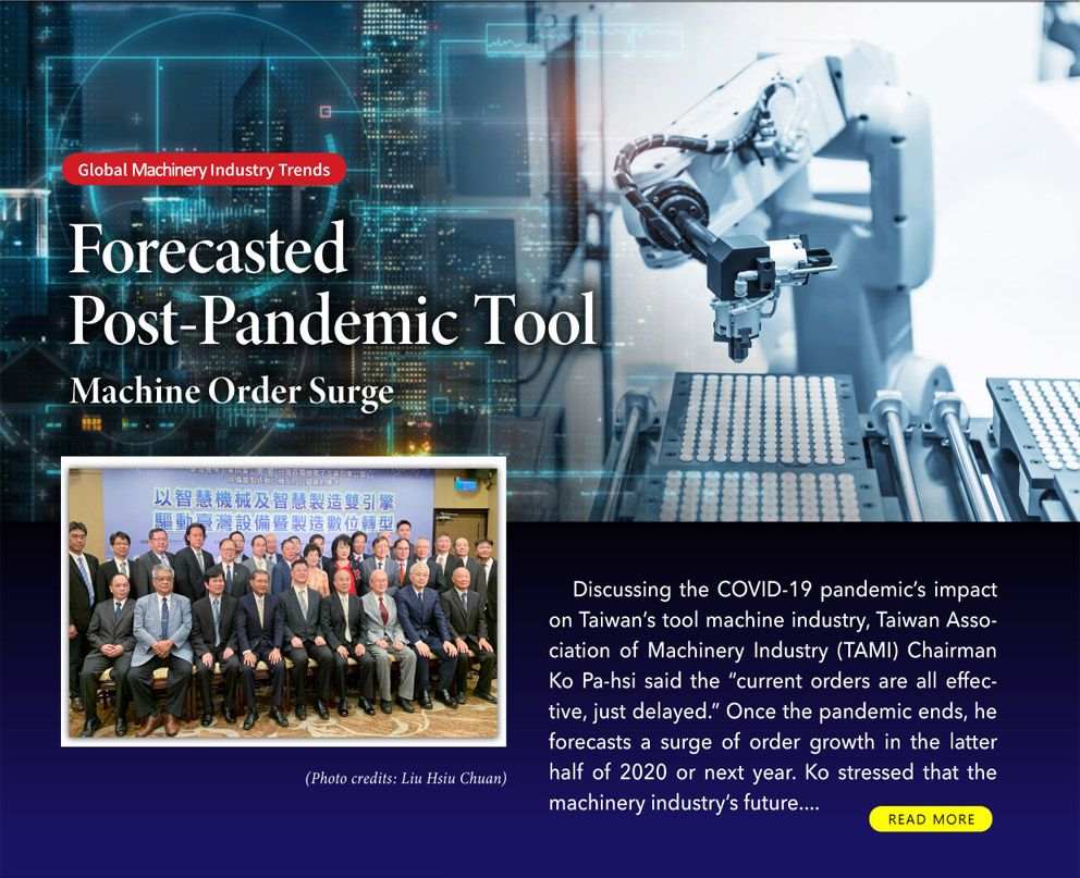 Forecasted Post-Pandemic Tool Machine Order Surge